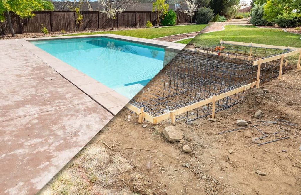 Swimming pool construction service